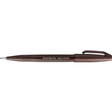 PentelArts stylo feutre brush Sign pen SES15, marron fonc