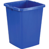 DURABLE poubelle DURABIN 90, rectangulaire, bleu