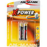 ANSMANN pile alcaline "X-Power", micro AAA, blister de 2