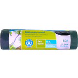 Secolan sac poubelle, 60 litres, sans fermeture, vert/noir