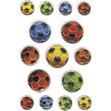 HERMA sticker MAGIC "Ballons de football multicolores"