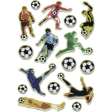 HERMA sticker MAGIC "Footballeurs en action", Stone