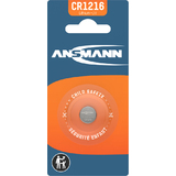 ANSMANN pile bouton au lithium CR1216, 3 Volt, blister d'1