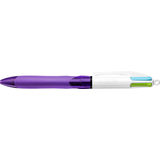 BIC stylo  bille rtractable 4 colours Grip Fun