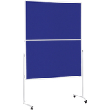 magnetoplan tableau de prsentation, (L)1200 x (H)1500, bleu