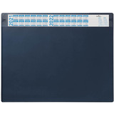 DURABLE sous-main avec calendrier annuel, bleu fonc