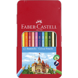 FABER-CASTELL crayons de couleur CASTLE, tui mtal de 12