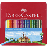 FABER-CASTELL crayons de couleur CASTLE, tui mtal de 24