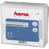 hama pochette pour CD/DVD, PP, ouvert en haut, transparent