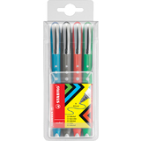 STABILO stylo roller worker colorful, tui de 4