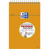 Oxford Bloc-notes, A5, quadrill, 80 feuilles, reliure