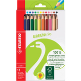 STABILO crayon de couleur GREENtrio, pais, tui en carton