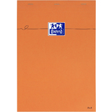 Oxford Bloc-notes, A4, quadrill, 80 feuilles, orange