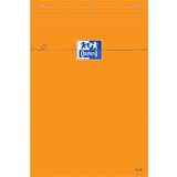 Oxford Bloc-notes, 210 x 315, quadrill, 80 feuilles, orange