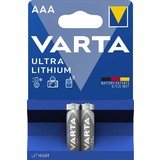 VARTA pile au lithium Ultra Lithium, micro (AAA), pack de 2