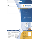 HERMA plaques nominatives  insrer SPECIAL,90 x 60mm, blanc