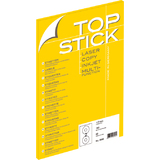 TOP stick Etiquette CD/DVD, diamtre: 117 mm, blanc