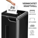 Fellowes destructeur documents powershred 325i,bande 5,8mm