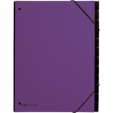 PAGNA trieur Trend, A4, 12 compartiments, violet