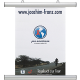 FRANKEN Profil clipsable pour affiche, aluminium, argent