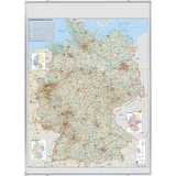 FRANKEN carte routire allemagne, aimante