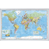 FRANKEN carte du monde, magntique, (l)1.380 x (H)880 mm