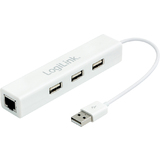 LogiLink adaptateur USB 2.0 vers Fast Ethernet, blanc
