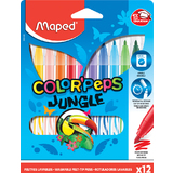 Maped feutre COLOR'PEPS Jungle, tui en carton de 12