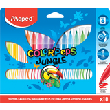 Maped feutre COLOR'PEPS Jungle, tui en carton de 18