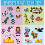 Hama livre d'inspiration nr.18 pour perles  repasser midi