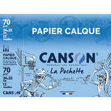 CANSON papier calque satin, 240 x 320 mm, 70 g/m2