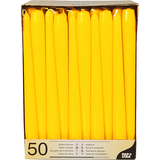 PAPSTAR bougie de chandelier, 22 mm, pack de 50, jaune