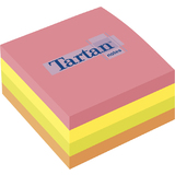 Tartan bloc-notes repositionnable en forme cube, 76 x 76 mm