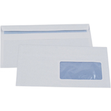 GPV enveloppes ECO, dl 110 x 220 mm, avec fentre, blanc