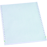 rillprint papier listing en continu, 380 mm x 8" (20,32 cm)