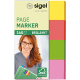 sigel marque-page repositionnable Brillant, 50 x 20 mm