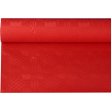 PAPSTAR nappe damasse, (l)1,2 x (L)8 m, rouge