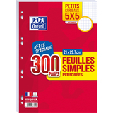 Oxford feuilles simples perfores, A4, quadrill, Offre