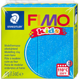 FIMO kids Pte  modeler,  cuire, 42 g, bleu paillette