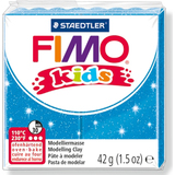 FIMO kids Pte  modeler,  cuire, 42 g, bleu paillette