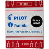 PILOT cartouche d'encre Namiki, pour stylo Capless, noir