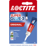 LOCTITE colle instantane super GLUE-3 Original, tube de 3 g