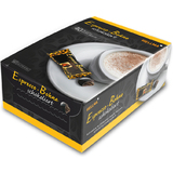 HELLMA grains espresso enrobs de chocolat noir, bote de