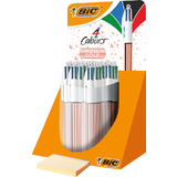 BIC stylo  bille rtractable 4Colours shine prsentoir