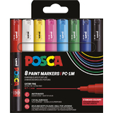 POSCA marqueur  pigment PC-1MC, tui de 8, assorti