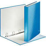 LEITZ classeur  anneaux WOW, A4, en carton solide, bleu,