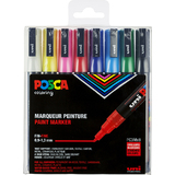 POSCA marqueur  pigment PC-3M, tui de 8, assorti standard