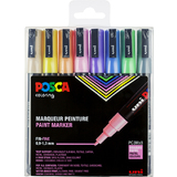 POSCA marqueur  pigment PC-3M, tui de 8, pastel