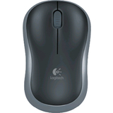 Logitech souris optique M185, sans cble, gris