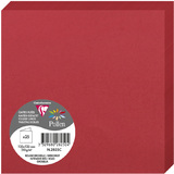 Pollen by Clairefontaine carte double 135 mm,rouge groseille